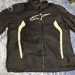 Alpinestars Black Jacket with White Details